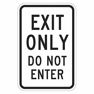 Exit Sign For Parking Lots 18 x 12 