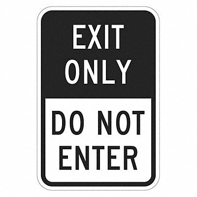 Exit Sign For Parking Lots 18 x 12 