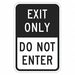 Exit Sign For Parking Lots 18 x 12 