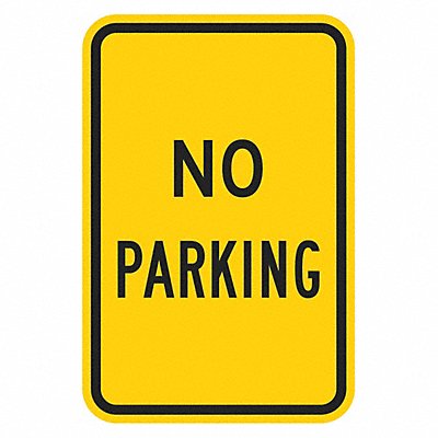 No Parking Sign 18 x 12 