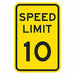 Speed Limit Warning Traffic Sign 18 x12 