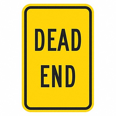 Dead End Traffic Sign 18 x 12 