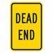 Dead End Traffic Sign 18 x 12 