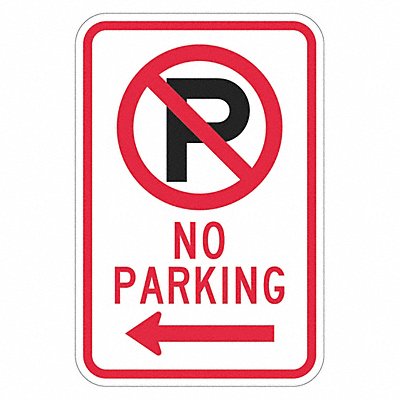 No Parking Sign 18 x 12 