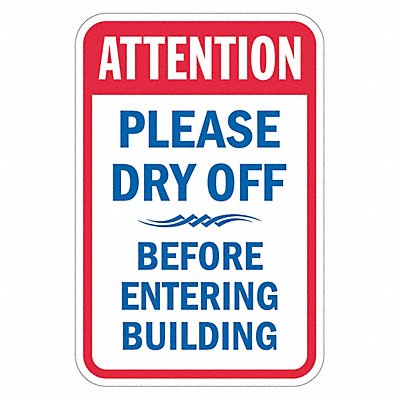 Accdnt Prevention Attention Sign 18x12in