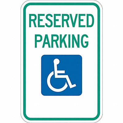 Reserved Parking Parking Sign 24 x 18 