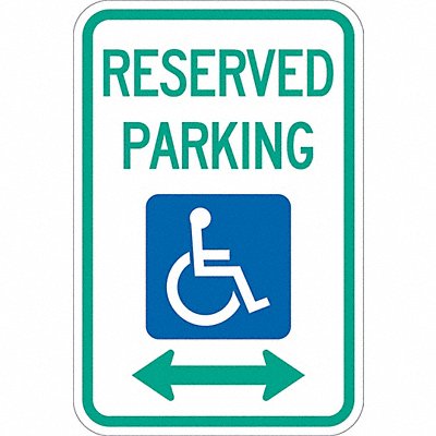Reserved Parking Parking Sign 18 x 12 
