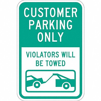 Customer Parking Sign 18 x 12 