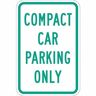 Compact Car Parking Sign 18 x 12 