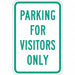 Visitor Parking Sign 18 x 12 