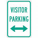 Visitor Parking Sign 18 x 12 