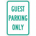 Guest Parking Sign 18 x 12 