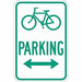 Bicycle Parking Sign 18 x 12 