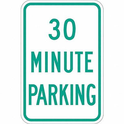 30 Minute Parking Parking Sign 18 x 12 