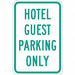 Guest Parking Sign 18 x 12 