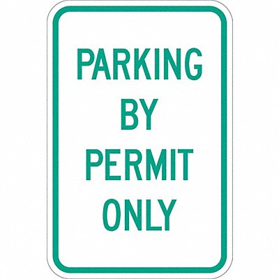 Permit Parking Sign 18 x 12 