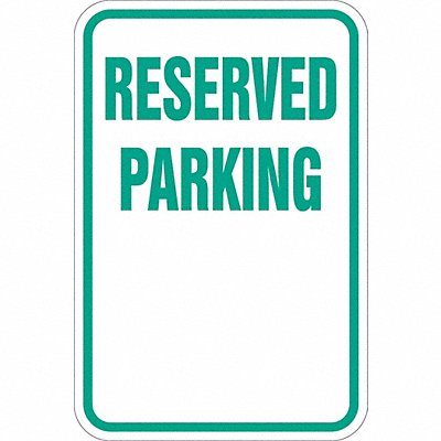Reserved Parking Sign 18 x 12 