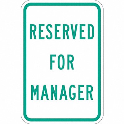 Employee Parking Sign 18 x 12 