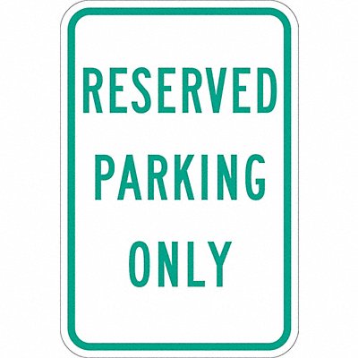 Reserved Parking Sign 18 x 12 