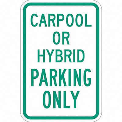 Car Pool Parking Sign 18 x 12 