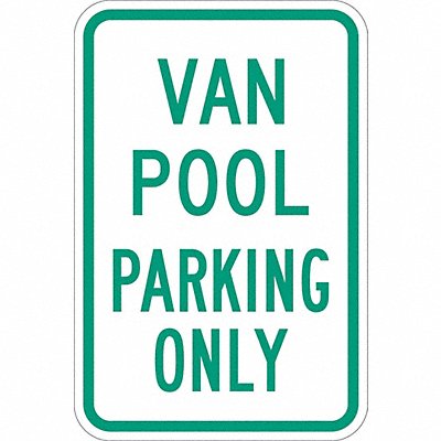 Car Pool Parking Sign 18 x 12 