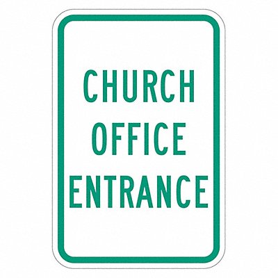 Church Entrance Sign 18 x 12 