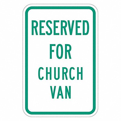 Church Parking Sign 18 x 12 