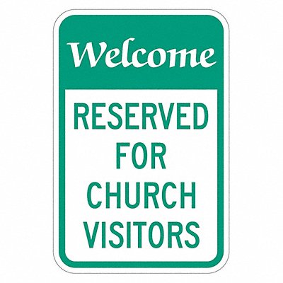 Church Parking Sign 18 x 12 