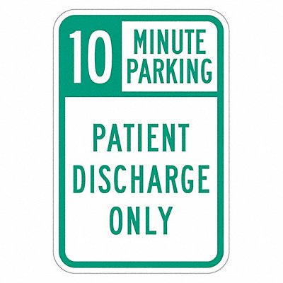 Patient Parking Sign 18 x 12 