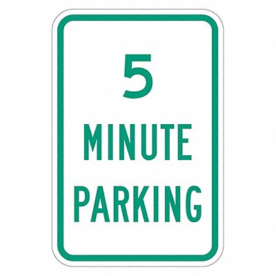 Time Limit Parking Sign 18 x 12 