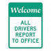 Rflctv Loading Unload Sign 18x12in Alum