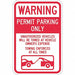 Permit Parking Sign 18 x 12 