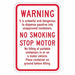 Rflctv Gasoline Warn Sign 18x12in Alum