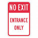 No Exit Sign For Parking Lots 18 x 12 