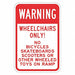 Rflctv No Skatebrds Warning Sign 18x12in