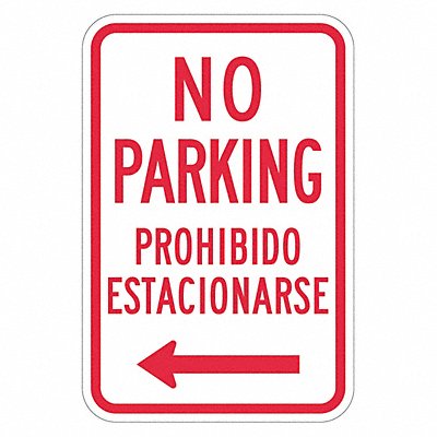 No Parking Sign 18 x 12 