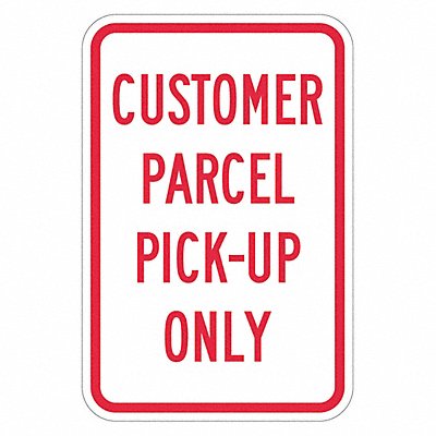 Pickup  Dropoff Only Sign 18 x 12 