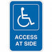 ADA Handicapped Parking Sign 18 x 12 