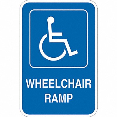 ADA Handicapped Parking Sign 18 x 12 