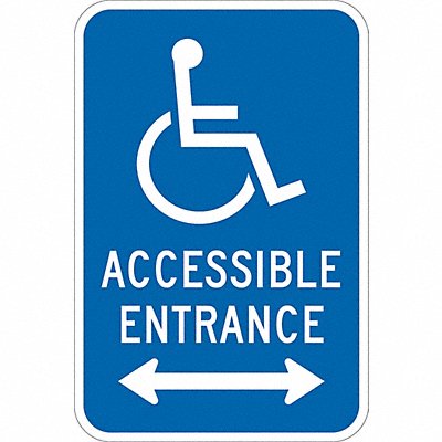 ADA Handicapped Parking Sign 18 x 12 