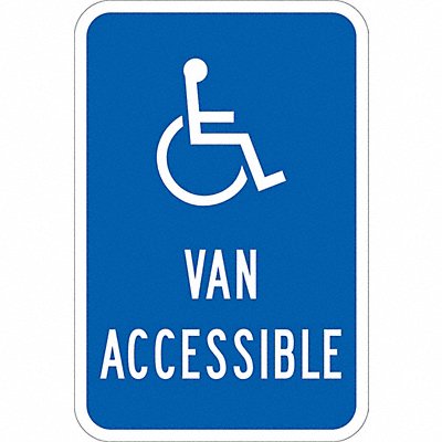 ADA Handicapped Parking Sign 18 x 12 