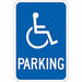 ADA Handicapped Parking Sign 18 x 12 