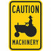 Farm Vehicle Crossing Sign 18 x 12 