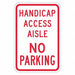 ADA Handicapped Parking Sign 18 x 12 