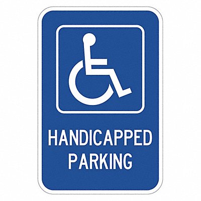 ADA Handicapped Parking Sign 18 x 12 