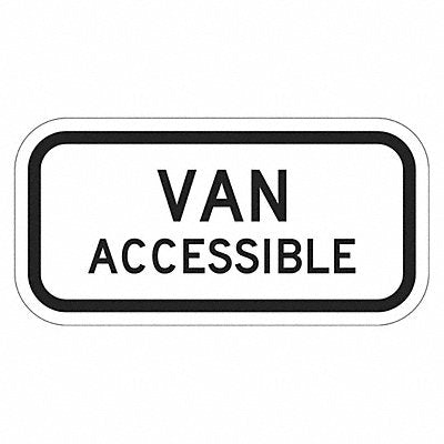 Handicapped Parking Sign 6 x 12 