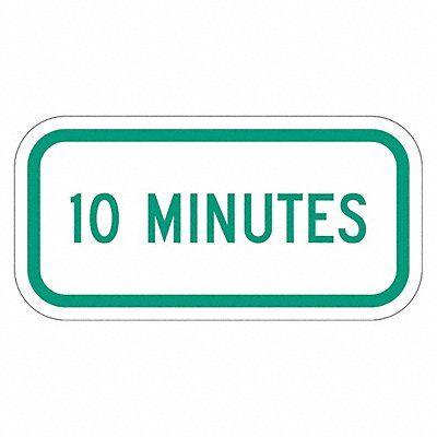 Time Limit Parking Sign 6 x 12 