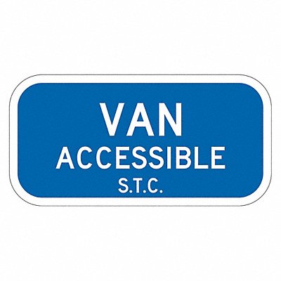 Handicapped Parking Sign 6 x 12 