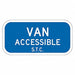 Handicapped Parking Sign 6 x 12 