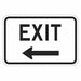 Exit Sign For Parking Lots 12 x 18 